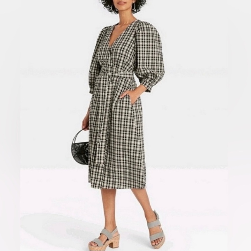 A New Day plaid dress